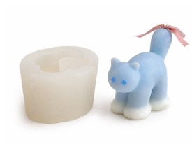 Molde silicona gatito